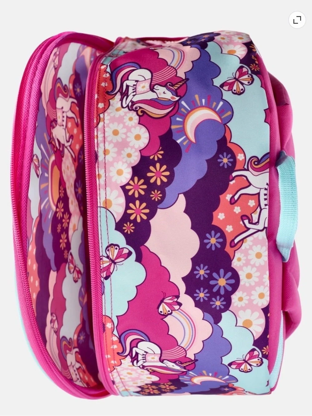 wonder nation Unicorn Print Kids Backpack in Purple, Pink and Light Blue